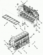 Блок цилиндров Cummins 6ISBe285