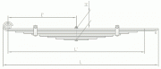 Рессора 887Б-2902012-01 передняя Рессора 887Б-2902012-01 передняя