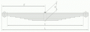 Рессора 9554-2912012-10 задняя